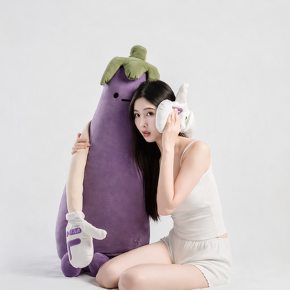 Snooze Pal™  Eggplant Plush