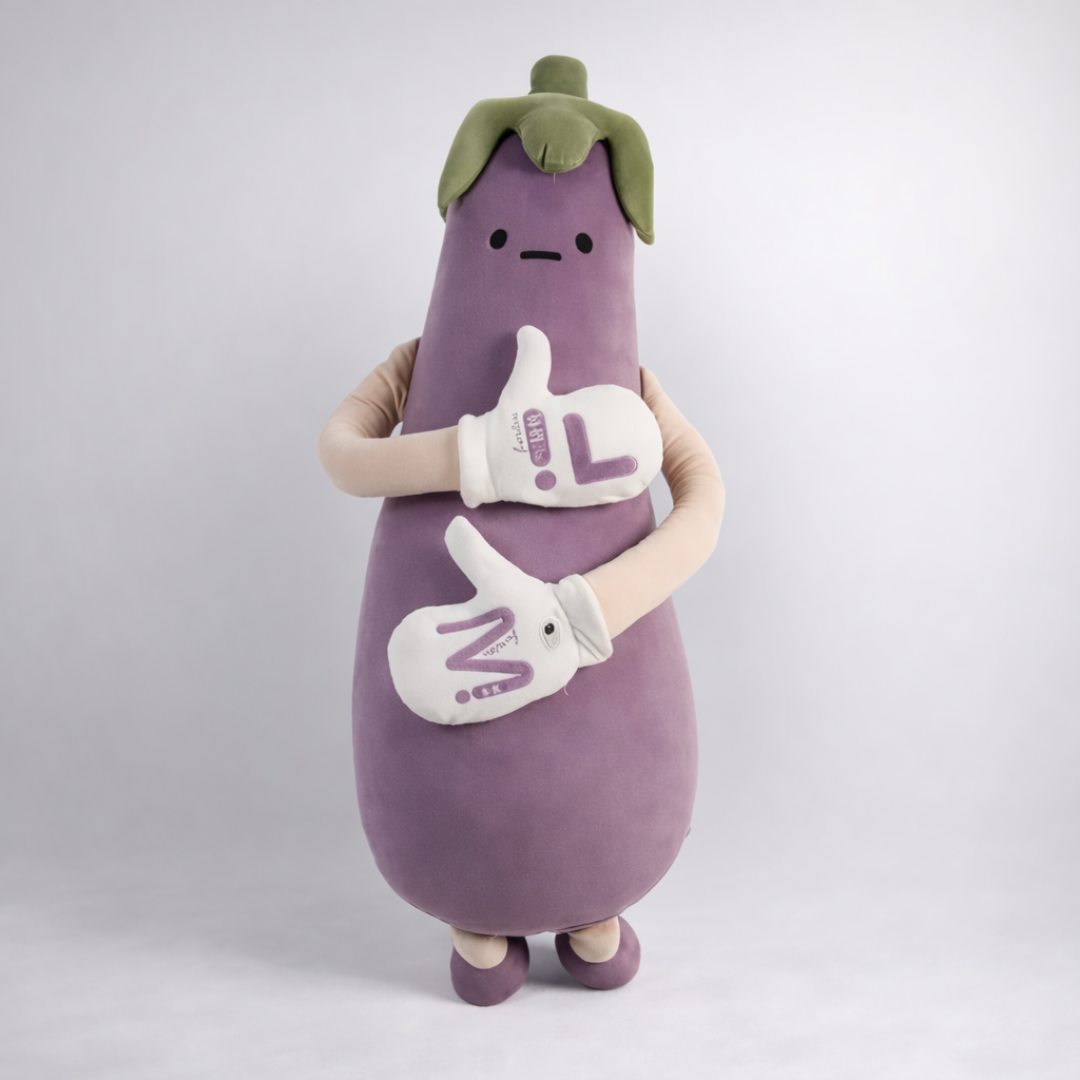 Snooze Pal™  Eggplant Plush