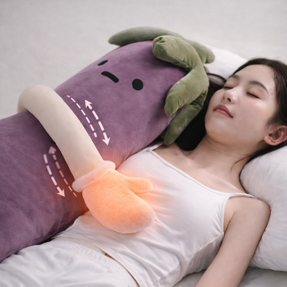 Snooze Pal™  Eggplant Plush