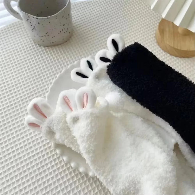 Fluffy Bunny Socks