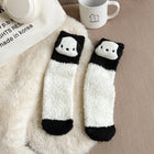Fluffy Panda & Dog Socks