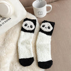 Fluffy Panda & Dog Socks