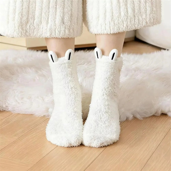 Fluffy Bunny Socks