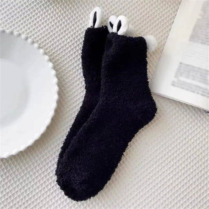 Fluffy Bunny Socks